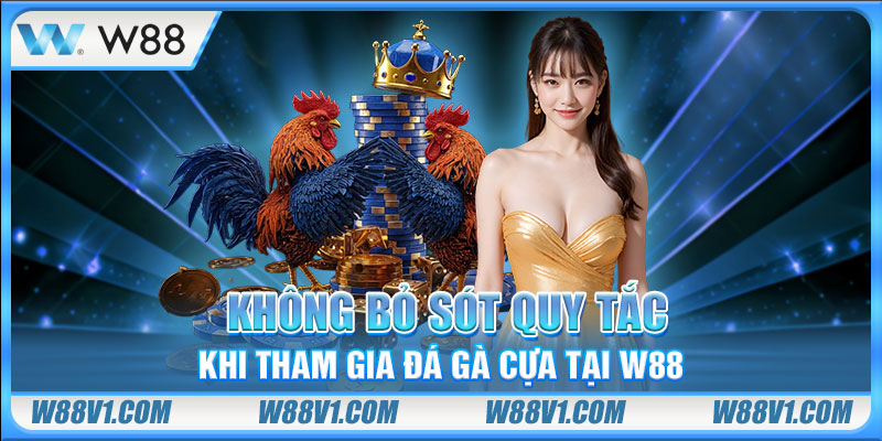 Đá Gà Cựa Sắt Là Gì? Dự Đoán Các Màn Đấu Chiến Kê Nảy Lửa Không bỏ sót quy tắc khi tham gia đá gà cựa tại W88